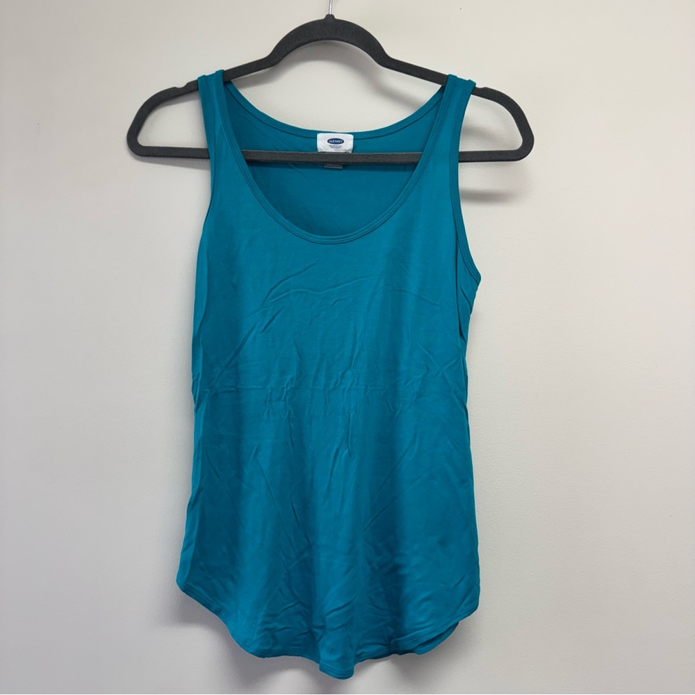 Old Navy Teal Scoop Neck Tank Top Size XS